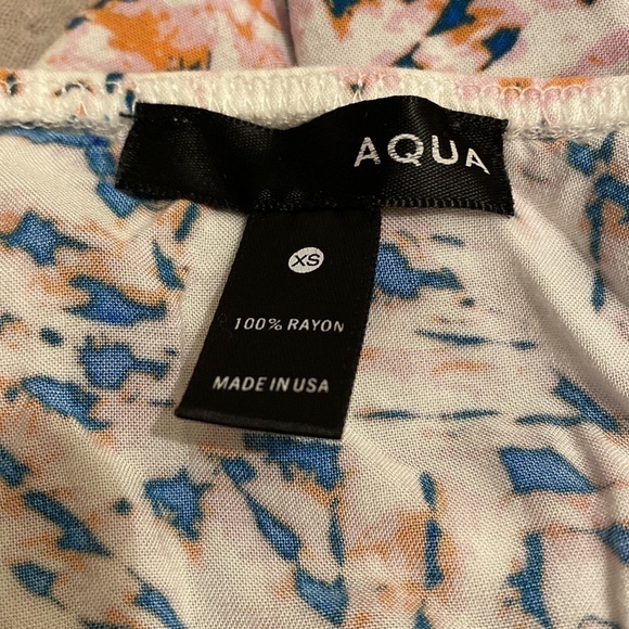 AQUA long dress . 100% rayon. Elastic waistband. Very good condition - Picture 6 of 12